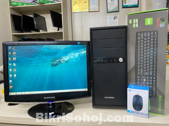 intel Core i3 with 19 inch Full Desktop Setup